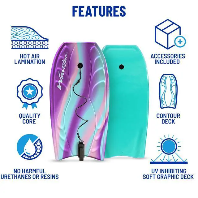 Alt view image 5 of 7 - Foam Bodyboard 40"