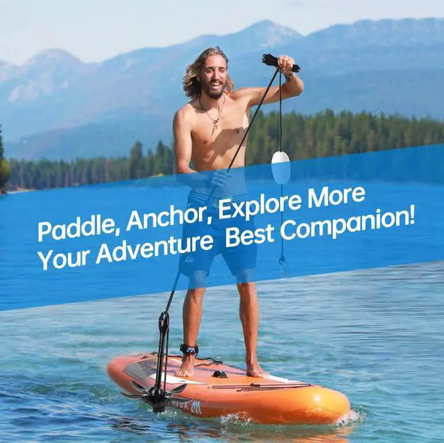 Alt view image 6 of 6 - Kayak Anchor, 3.5 lb Paddle Board Anchor Kit | Paddleboard Accessories, 40 ft Marine Rope, Corrosion-Resistant Steel, Portable,Kayak, Small Boat, SUP, Canoe, Jet Ski