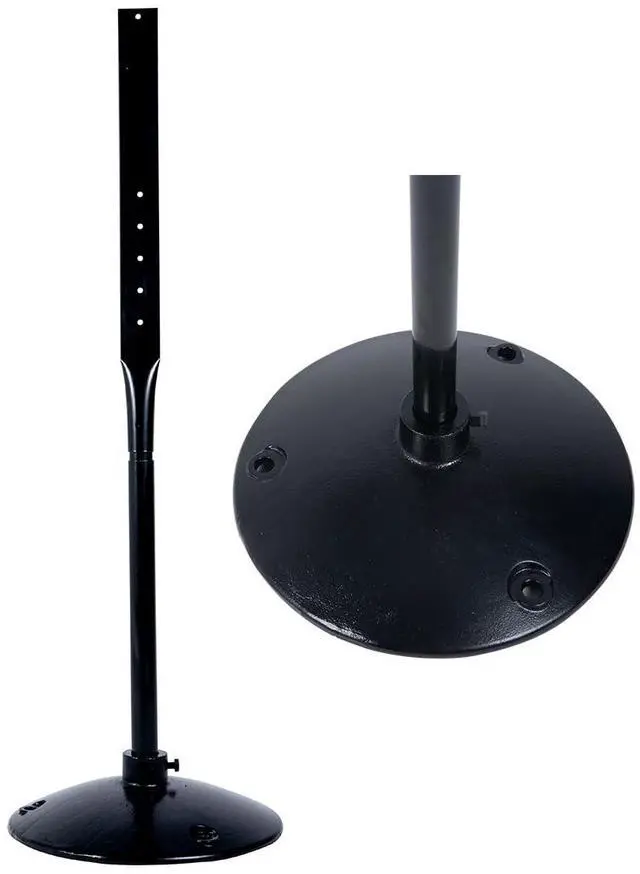 Main image of Heavy Duty Cast Iron Sign Post and Base Kit - 17" DIA Stand with 48" Post and Bolts & Nuts for Hanging Signs, Portable Sign Holder for Parking and Recreational Use