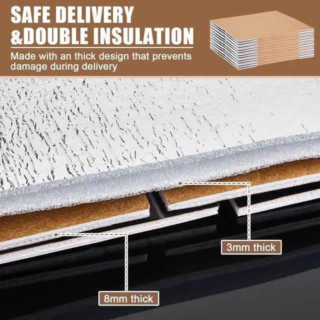 Alt view image 4 of 7 - 16 Pcs 6.5'' x 6'' x 5'' Small Insulated Cold Shipping Boxes for Frozen Food with Aluminum Foil Liner Insulated Bag Thermal Cooler Cold Pack Boxes for Hot or Fresh Food Mailing Packing