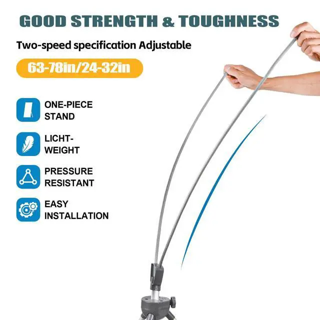 Alt view image 3 of 7 - X Banner Stand Adjustable Fit Banner 24 x 63 to 32 x 72 Inch, Portable Travel Bag, Bigger, More Adaptable Advertising, Stores, Tradeshow, Restaurant, Event, Birthday & Party (2 PACK)
