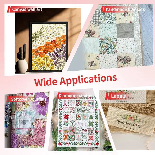 Alt view image 5 of 6 - 350g Printable Cotton Sheets for Inkjet Printer 8.5x11 Inch | 100Sheets,100% Real Cotton Fabric,Matte Finish for Photo Printing,Craft Projects