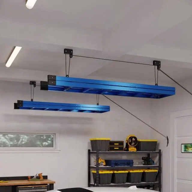 Alt view image 6 of 7 - Kayak Hoist Quality Garage Storage Canoe Lift with 125 lb Capacity Even Works as Ladder Lift Premium Quality Pulley System, 2 Count (Pack of 2)
