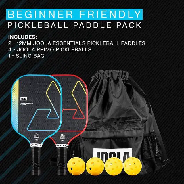 Alt view image 2 of 5 - Pickleball Paddles & Sets - Includes 2 Rackets, 24 Balls, and Storage Carry Bag - USAP Approved
