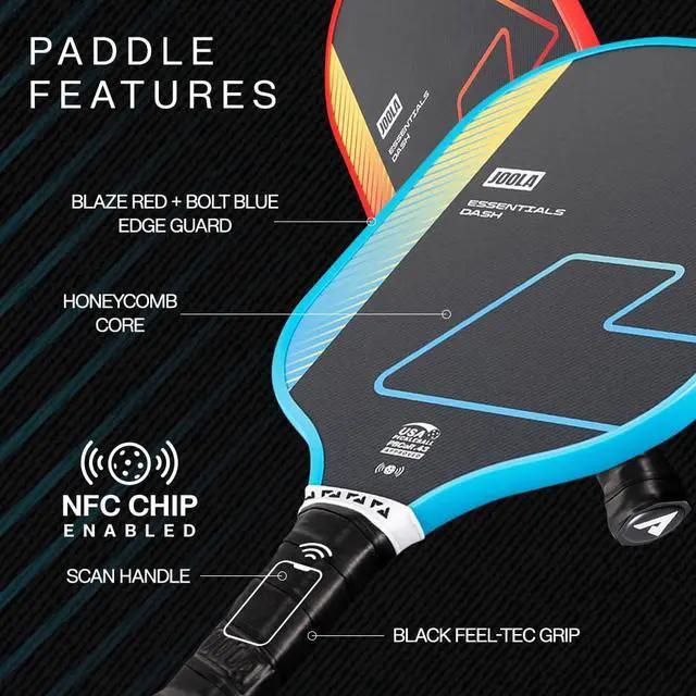 Alt view image 3 of 5 - Pickleball Paddles & Sets - Includes 2 Rackets, 24 Balls, and Storage Carry Bag - USAP Approved
