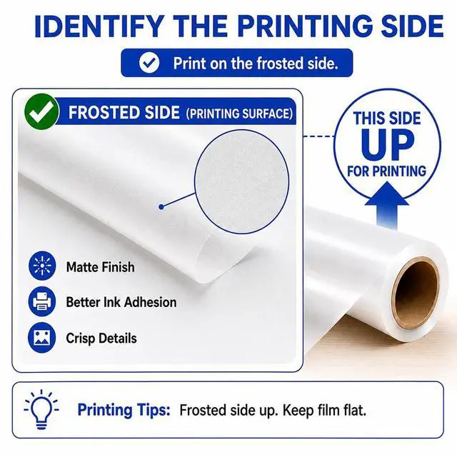 Alt view image 5 of 7 - DTF Transfer Film Roll 13" x 328 FT, Double-Sided Matte PET Film for DTF Inkjet Printer, High Ink Adhesion Transfer Paper for Dark & Light Fabrics, T-Shirts, Hoodies, Bags & DIY Projects
