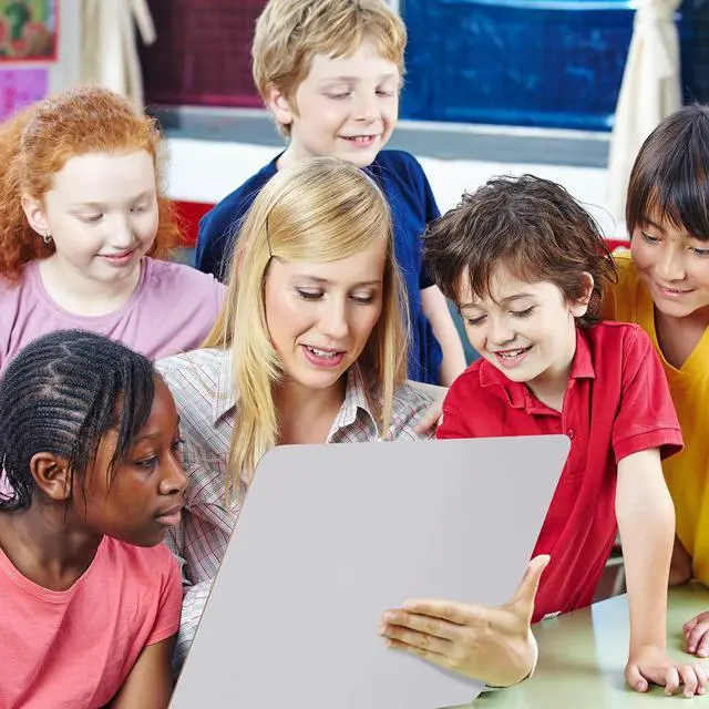 Alt view image 6 of 7 - 48 Pack Dry Erase XY Axis Graph Lap Boards 9'' x 12'' Double Sided White Boards Dry Erase Lapboards Math Student White Boards Double Sided Dry Erase Board with Erasers for School Classroom Supplies