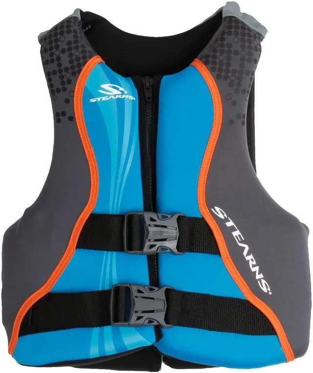 Main image of Kids Hydroprene Life Vest, USCG Approved Type III Life Vest for Kids Weighing 50-90lbs, Great for Pool, Beach, Boat, & More