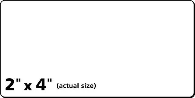 Alt view image 4 of 5 - Laser Label, 2 x 4 Inches, White, Box of 2500, 2 Packs (30609)