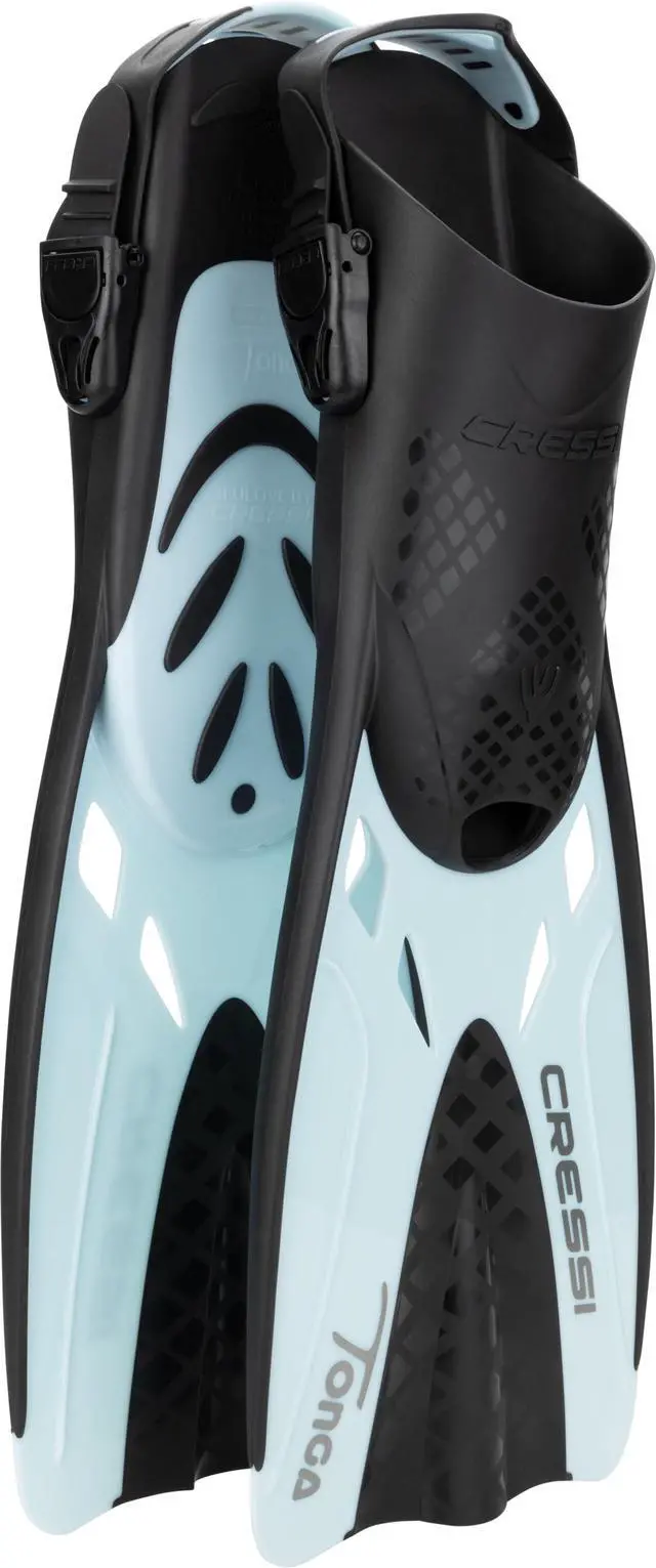 Alt view image 4 of 5 - Snorkeling Set- Short Adjustable Fins, Silicone Mask, and Dry Snorkel- Compact for Travel- Adventure Set- Designed in Italy