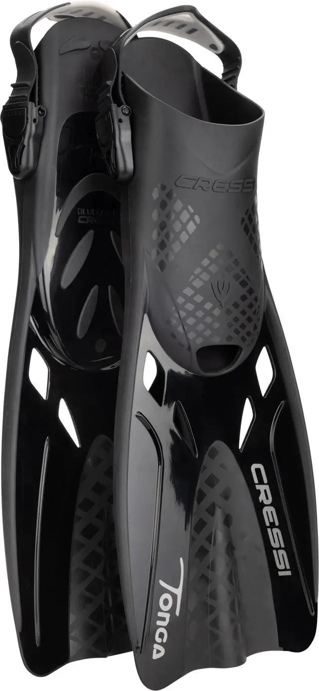 Alt view image 4 of 5 - Snorkeling Set- Short Adjustable Fins, Silicone Mask, and Dry Snorkel- Compact for Travel- Adventure Set- Designed in Italy