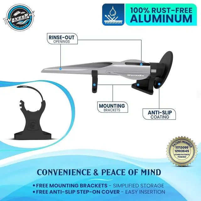 Alt view image 6 of 7 - Patented Aluminum Spike Beach Anchor | Ultra-Light PWC, Jet Ski & Sand Anchor for Boat, Pontoon & Kayak Secure Anchoring Near Shore