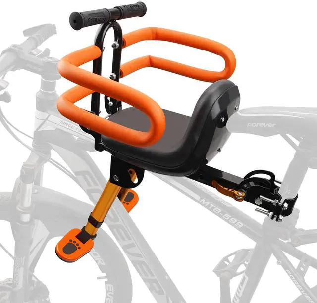 Main image of Child Bike Seat, Kids Bike Seat with Guardrail, High Seat Cushion Backrest Mountain Bike Child Bike Seat, Bicycle Child Safety Seat for Children from 1 to 3 Years Old