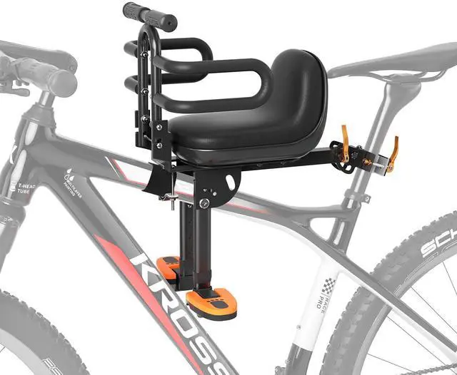 Main image of Child Bike Seat, Kids Bike Seat with Guardrail, High Seat Cushion Backrest Mountain Bike Child Bike Seat, Bicycle Child Safety Seat for Children from 1 to 3 Years Old