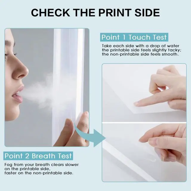 Alt view image 7 of 7 - Waterproof Inkjet Transparency Film 13 x 19 Inch, 5 Mil 150 Sheets Professional Grade Printable Transparency Film for Silk Screen Printing, Overhead Projector, Crafts