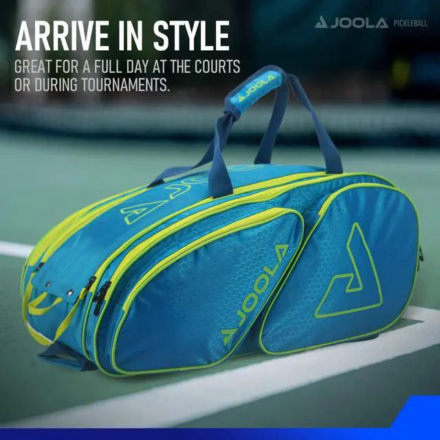 Alt view image 4 of 6 - Tour Elite Pickleball Bag Backpack & Duffle Bag for Paddles & Pickleball Accessories Thermal Insulated Pockets Hold 4+ Paddles - Includes Fence Hook