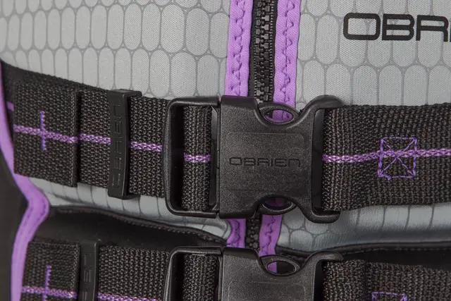 Alt view image 3 of 3 - V-Back Neoprene Life Jacket USCG Approved Child, Youth and Teen for Lake, River, PWC, Wakeboard