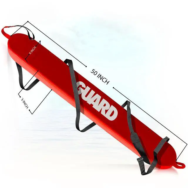 Alt view image 2 of 7 - Lifeguard Rescue Tube for Home and Commercial Use - Ideal for Lifeguard and Personal Pool - Includes Matching Whistle