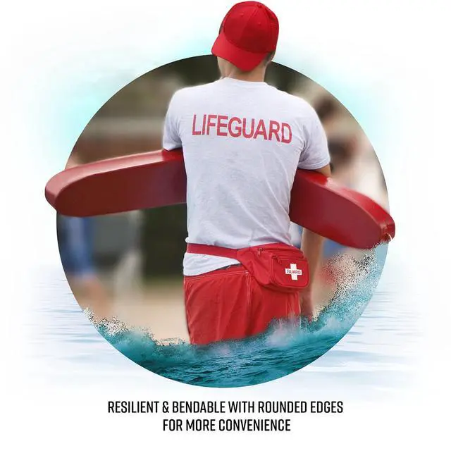 Alt view image 7 of 7 - Lifeguard Rescue Tube for Home and Commercial Use - Ideal for Lifeguard and Personal Pool - Includes Matching Whistle