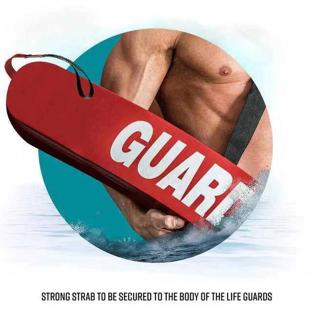 Alt view image 5 of 7 - Lifeguard Rescue Tube for Home and Commercial Use - Ideal for Lifeguard and Personal Pool - Includes Matching Whistle