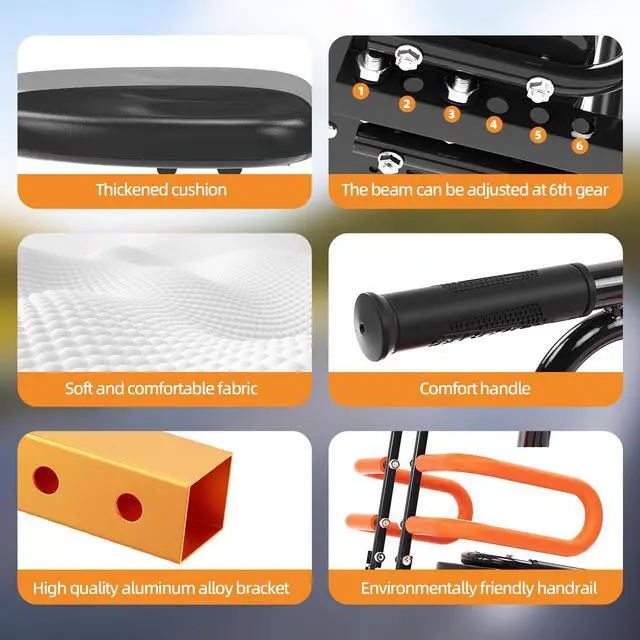 Alt view image 4 of 7 - Child Bike Seat for Adult Bike,Retractable Baby Bike Seat Front Mounted for Children 2-6 Years Old