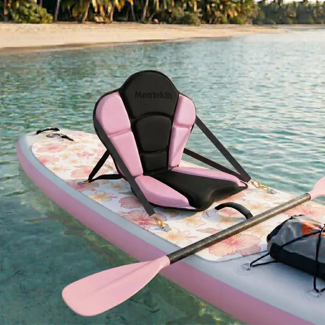 Alt view image 2 of 7 - Thickened Kayak Seat with Back Support, Sit On Top Cushioned Canoe Backrest Molded Foam Seat for SUP Paddle Board Fishing Boat Long Trip