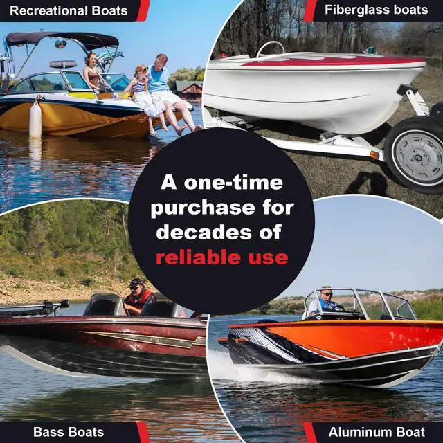 Alt view image 4 of 7 - Keel Guard for Fiberglass Boats Self-Adhesive Fiberglass & Aluminum Keel Protector, Easy Installation, Strong Adhesion, Corrosion Resistant, Protects Against Rocks & Boat Ramps