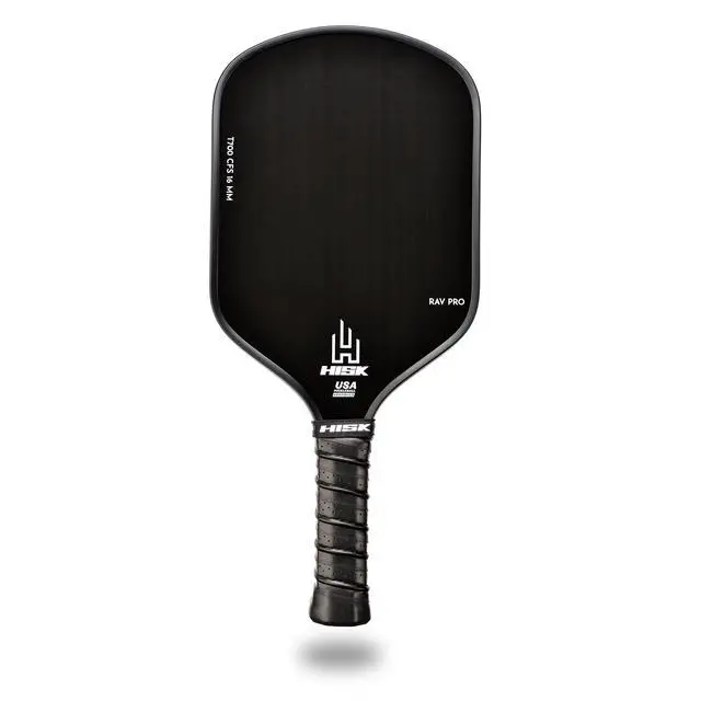 Alt view image 7 of 7 - RAV PRO Pickleball Paddle - Ultimate HIGH END 16mm Japanese Toray T700 Raw Carbon Fiber CFS w/Excellent GRIT Roughness Texture, Aero Dynamic Curve, USAPA Approved, Non Slip Grip