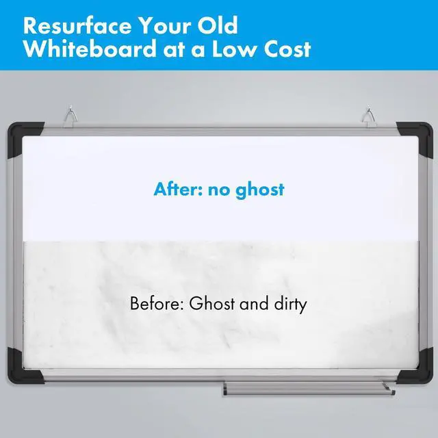 Alt view image 4 of 7 - Whiteboard Sticker for Wall, 48" x 79" Dry Erase Board, Large Peel and Stick Wallpaper, Contact Paper Adhesive with 1 Marker