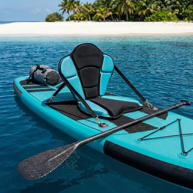 Alt view image 2 of 7 - Thickened Kayak Seat with Back Support, Sit On Top Cushioned Canoe Backrest Molded Foam Seat for SUP Paddle Board Fishing Boat Long Trip