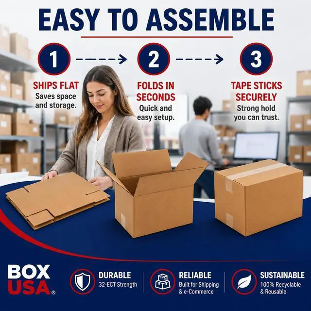 Alt view image 6 of 7 - Shipping Boxes Large 24"L x 16"W x 8"H 20-Pack - Corrugated Cardboard Box for Moving, Mailing, Packing, Packaging and Storage