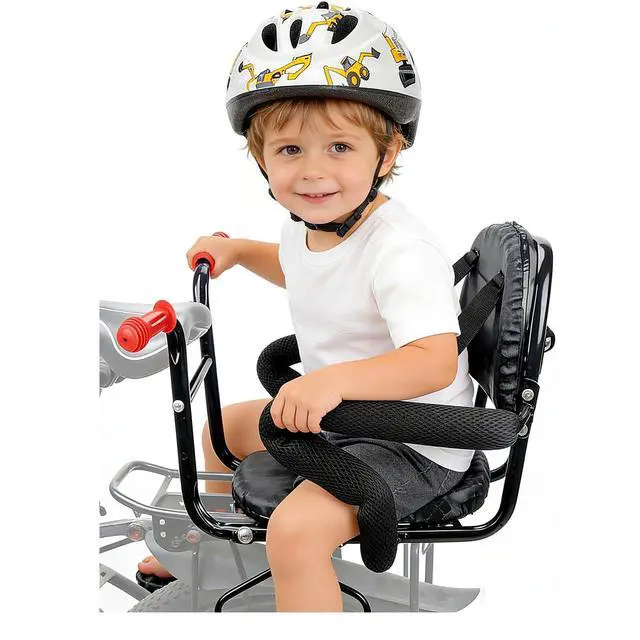 Alt view image 3 of 7 - 2026 Rear Child Bike Seat,Kids Seat for Adult Bike, Toddlers Rear Mount Bike seat Design for Children Aged 2 to 8 Years Old, Rear Frame Mounted Baby Bike Seats Kids Safety Upgrade