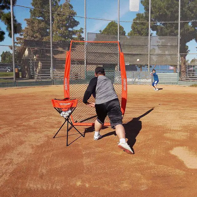 Alt view image 3 of 5 - Baseball & Softball Pitching Screens - L Screen or I Screen - Pitcher Protection Net
