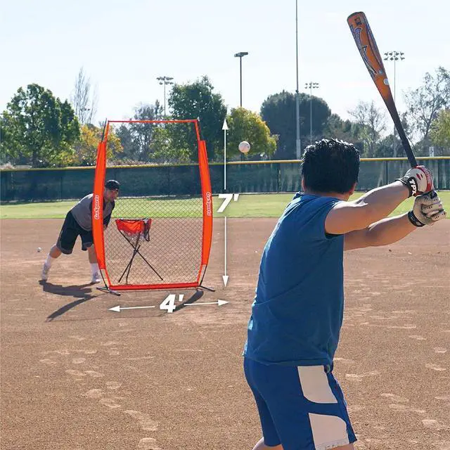 Alt view image 4 of 5 - Baseball & Softball Pitching Screens - L Screen or I Screen - Pitcher Protection Net