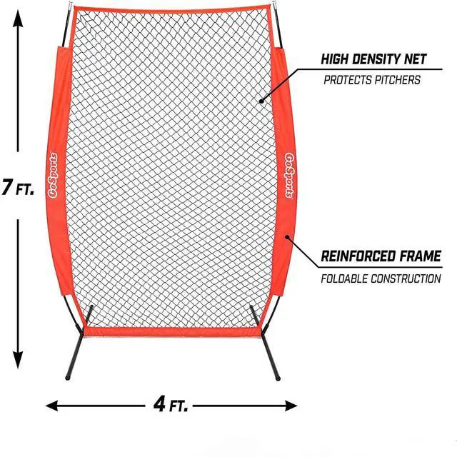 Alt view image 2 of 5 - Baseball & Softball Pitching Screens - L Screen or I Screen - Pitcher Protection Net
