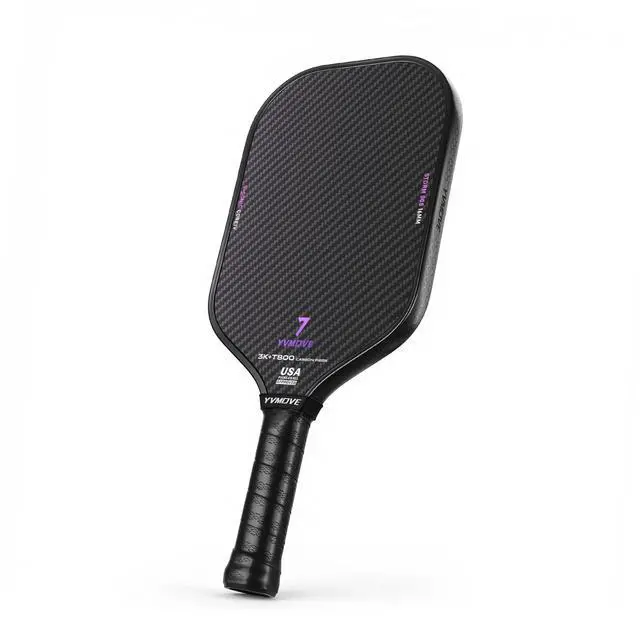 Main image of USAPA Approved Pickleball Paddle 6-Layer T800 Carbon Fiber 16mm Thermoformed Pickleball Racket with High Spin & Extended Grip, Professional Pickleball Paddle for Control and Power