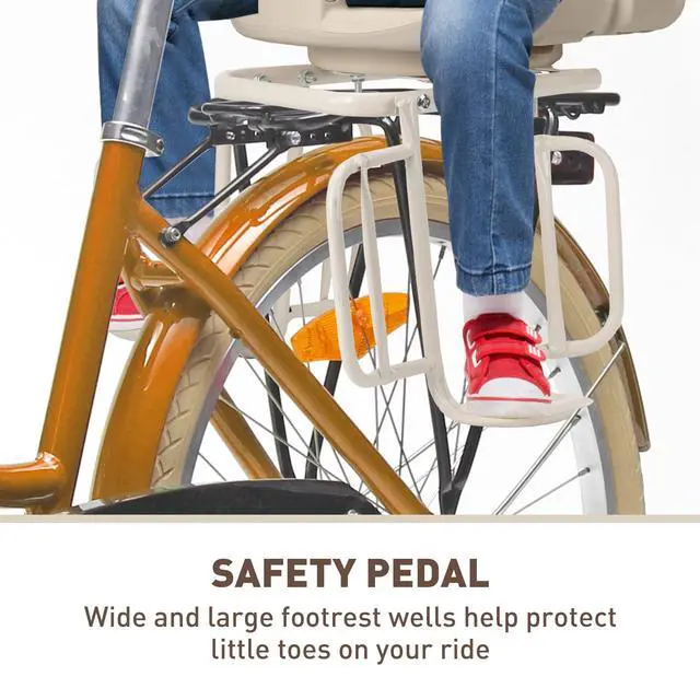 Alt view image 5 of 7 - Kid's Bike seat Rear Child Carrier Bike Chair for Bicycle Kids seat for Children 2~4 Years,Weight 55 lbs