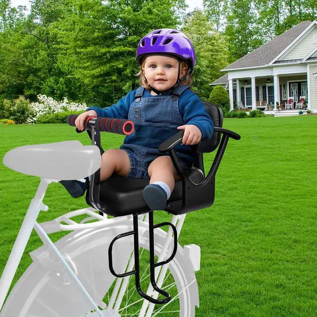 Alt view image 6 of 6 - 2026 Rear Child Bike Seat,Kids Seat for Adult Bike, Toddlers Rear Mount Bike seat Design for Children Aged 2 to 8 Years Old, Rear Frame Mounted Baby Bike Seats Kids Safety Upgrade