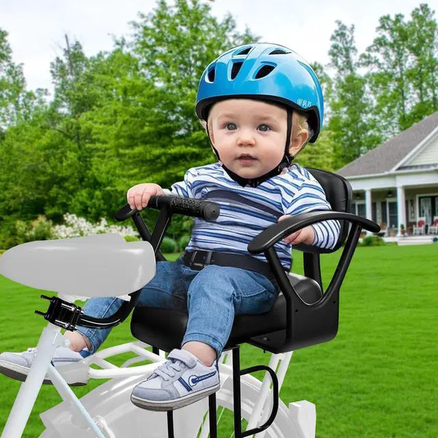 Alt view image 6 of 6 - 2026 Rear Child Bike Seat,Kids Seat for Adult Bike, Toddlers Rear Mount Bike seat Design for Children Aged 2 to 8 Years Old, Rear Frame Mounted Baby Bike Seats Kids Safety Upgrade