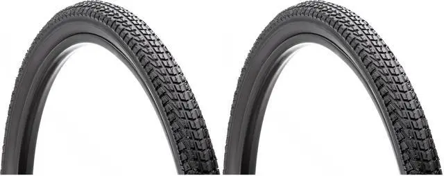 Main image of Replacement Bike Tire, Folding Kevlar Puncture Guard Tire, Steel Bead Construction, Replacement for Mountain, Hybrid or Cruiser Bicycles