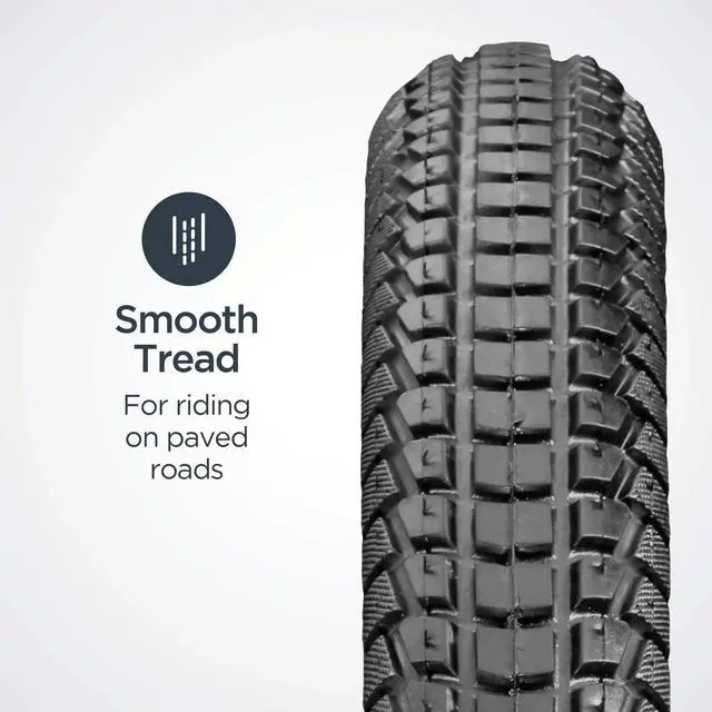 Alt view image 4 of 6 - Replacement Bike Tire, Folding Kevlar Puncture Guard Tire, Steel Bead Construction, Replacement for Mountain, Hybrid or Cruiser Bicycles