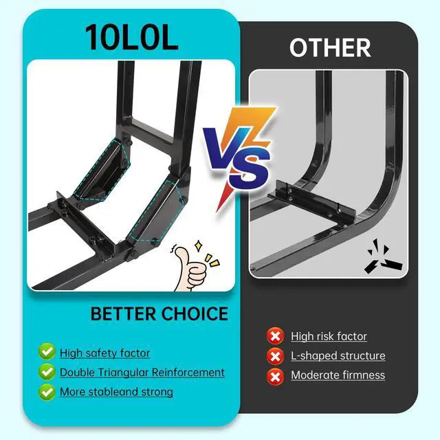 Alt view image 4 of 7 - Golf Cart Rear Seat Grab Bar - Heavy Duty Safety Grab Bar w/Triangle Reflector for Rear Seat Passenger Security, Universal for Yamaha EZGO Club Car