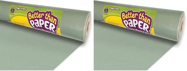 Main image of Better Than Paper Bulletin Board Roll, Sage Green | Pack of 2 | TCR77912