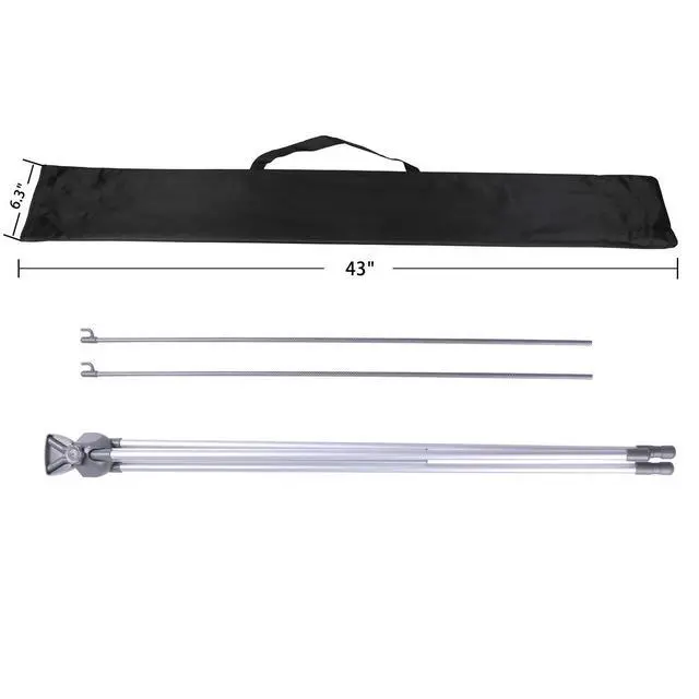 Alt view image 7 of 7 - Adjustable X Banner Stand Fits Any Banner Size Width 23" to 32" and Height 63" to 78",Portable Retractable Banner Holder with Carrying Bag - Customize Banner for Trade Show, Exhibition, 2 Pack