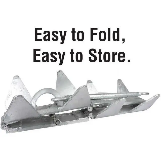 Alt view image 2 of 5 - Hot-Dipped Galvanized Steel Fold-and-Hold Anchor