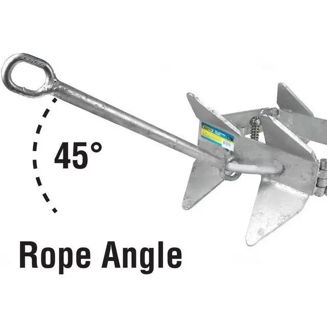 Alt view image 3 of 5 - Hot-Dipped Galvanized Steel Fold-and-Hold Anchor
