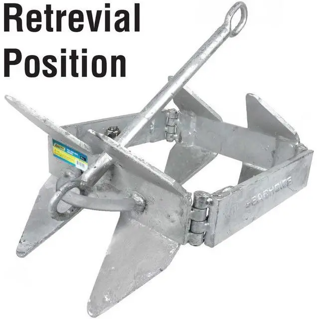 Alt view image 4 of 5 - Hot-Dipped Galvanized Steel Fold-and-Hold Anchor