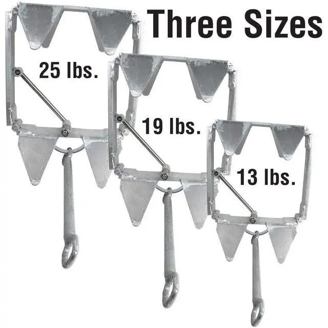 Alt view image 5 of 5 - Hot-Dipped Galvanized Steel Fold-and-Hold Anchor