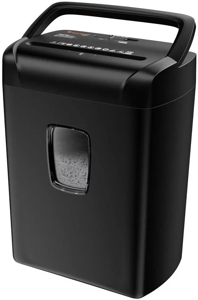 Main image of 15-Sheet Cross Cut Paper Shredder for Home Office Heavy Duty | 10-Minute Continuous Run, P-4 Security Level, Shreds CDs, Credit Cards, Staples & Paper Clips, 5.5-Gal Bin, C243-A