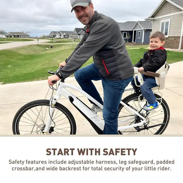 Alt view image 2 of 7 - Kid's Bike seat Rear Child Carrier Bike Chair for Bicycle Kids seat for Children 2~4 Years,Weight 55 lbs